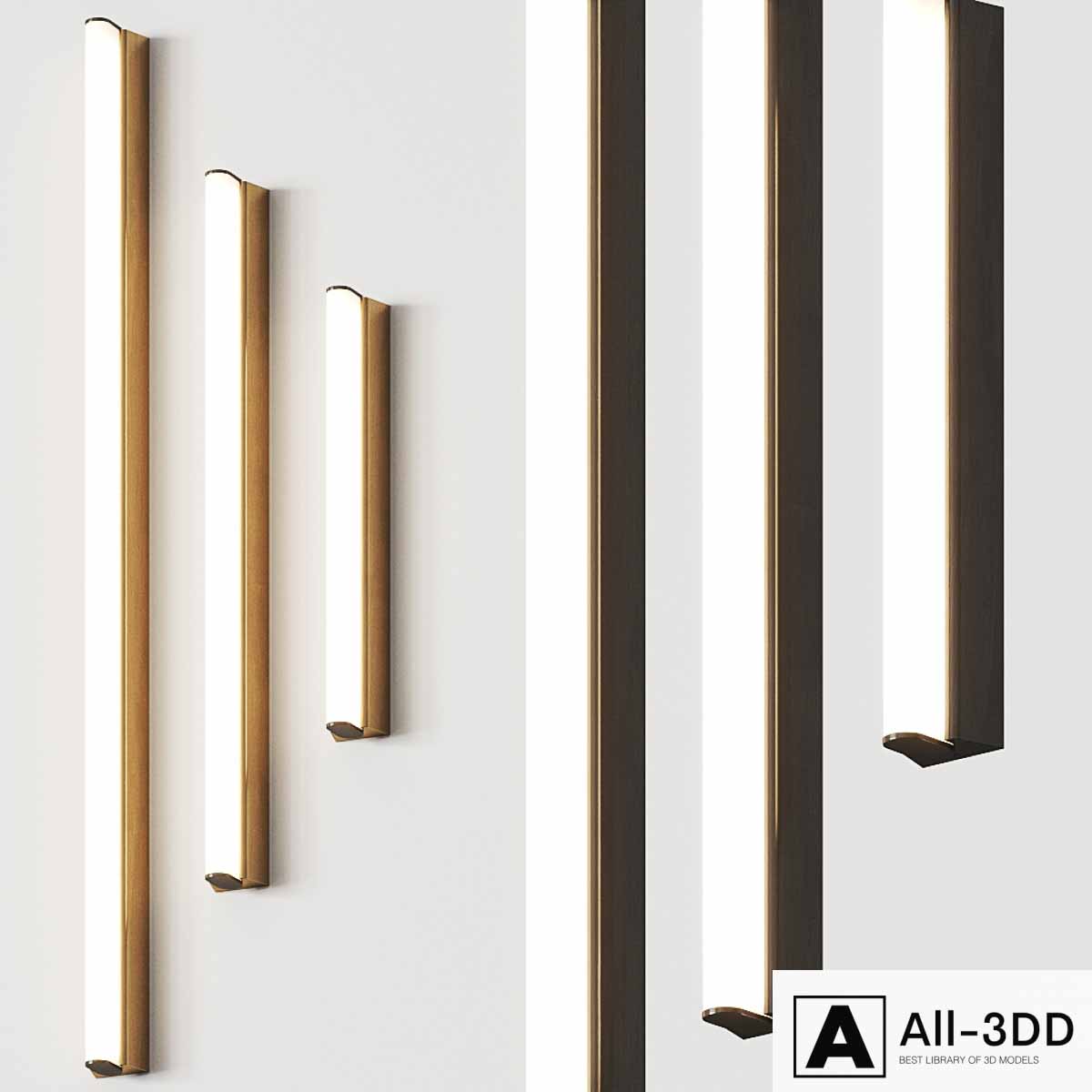 CVL Luminaires Metrop Wall Lamps modern interior 3D model CVL Luminaires Metrop Wall Lamps