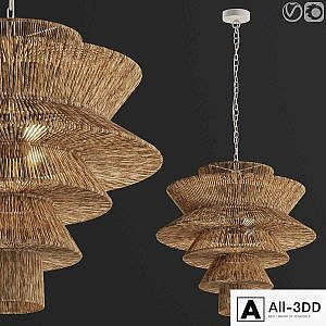 Newport natural chandelier