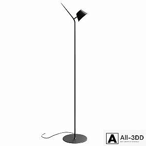 Floor lamp Mysti black