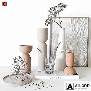 Decorative set with vase 24