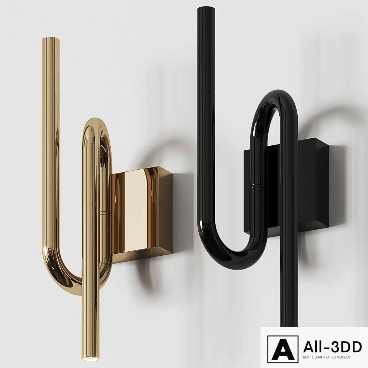 Foscarini Tobia Wall Lamp modern interior 3D model Foscarini Tobia Wall Lamp