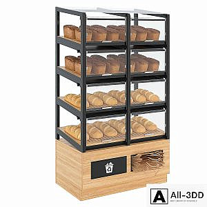 Shelving set for bread and cookies