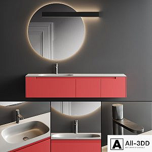 Antonio Lupi Design Orma Vanity Unit Set 1
