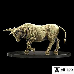 Bull sculpture
