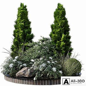 Garden plant set 04