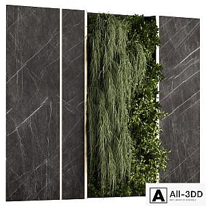 Vertical Garden Stone Wall and Metal Frame - Wall Decor 29