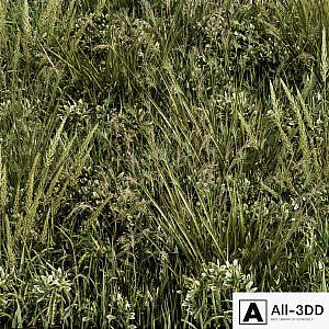 Wild Grass Green - Grass Set 03
