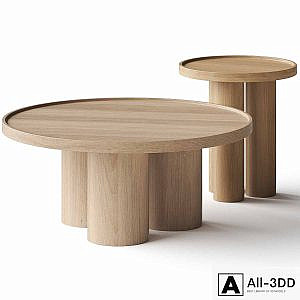 Lulu and Georgia Delta Round Coffee Tables