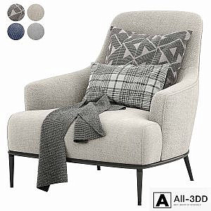 ESME Fabric armchair By Borzalino