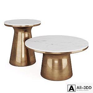 Dantone Home Set Coffee Table - Cork
