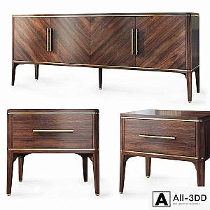 Chest of drawers Raum. Nightstand, sideboard by Enza Home