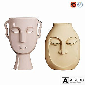Face Vases, Set 1