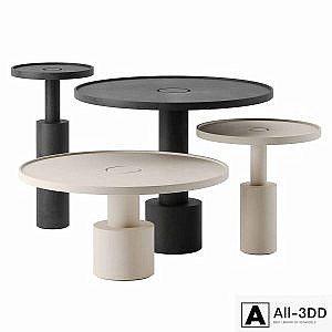 Pilar side tables by Baxter