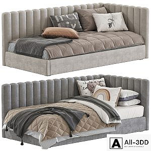 Avalon Upholstered Corner Bed