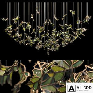 Light stained glass Vargov Design - Green