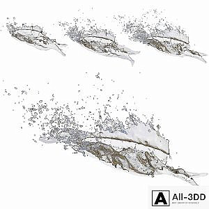 tire water splash set