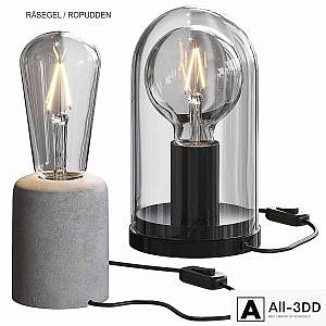IKEA RÅSEGEL / ROPUDDEN Table lamp