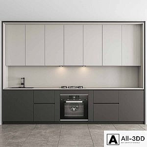 Kitchen Modern - White and Gray Cabinets 74