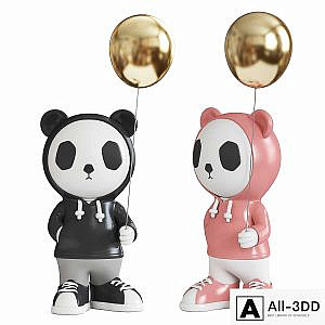 panda sculpture