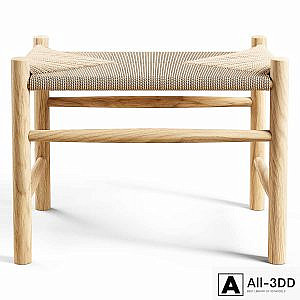 Fredericia - Wegner J16 Stool