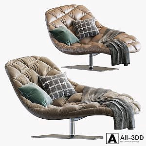 Moroso bohemian chaise longue