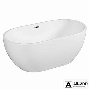Acrylic bathtub AM-218-1500-750