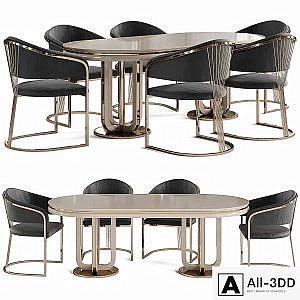 Dining table and chair Newland Jaguar