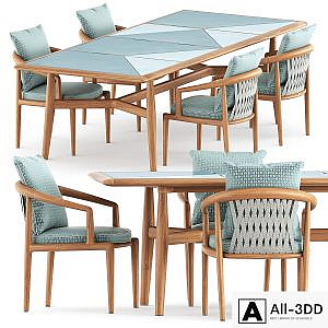 Secret garden chair and Table by Poltrona Frau