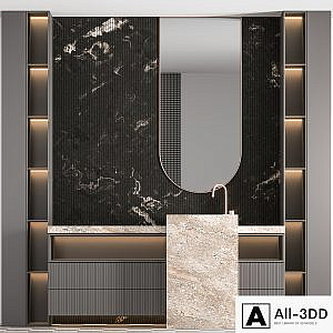 Bathroom Furniture Set 04