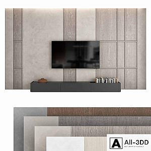 TV wall set 09