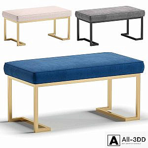 Bench RICHMOND by Cazarina Interiors 3 Colors Version