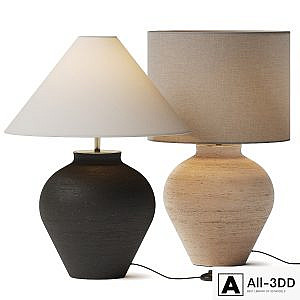 Crate and Barrel Corfu Cream Table Lamp