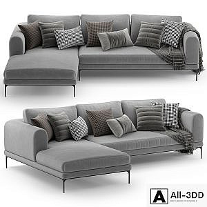 Corner sofa DE.CI FL.OW