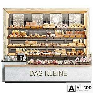 Bakery with pastries and desserts