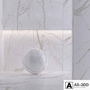 Porcelain tile Laminam CALACATTA ORO VENATO. 3000x1000 mm.