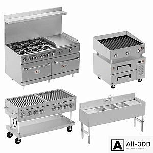 Restaurant Kitchen Equipment vol 01