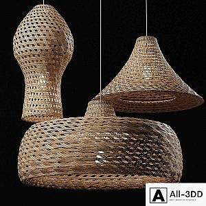 Rattan Pendant Light 07