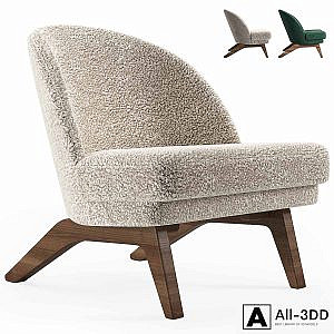 Armchair Pyle Cozy White