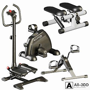 Set of home steppers for feet and hands