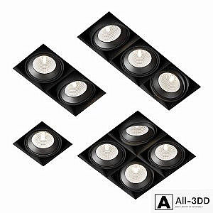 Modular Lighting Instruments Multiple trimless