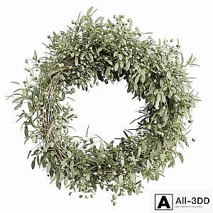 Wreath Set 16 - Olive