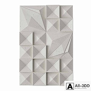 Lava Ash Tile Dimensional Wall Art