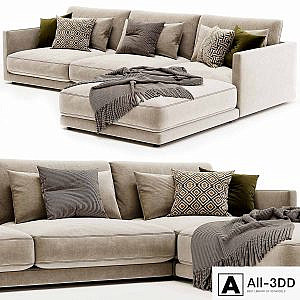 Poliform Bristol with Ottoman