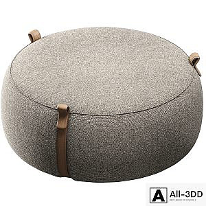 Notch pouffe