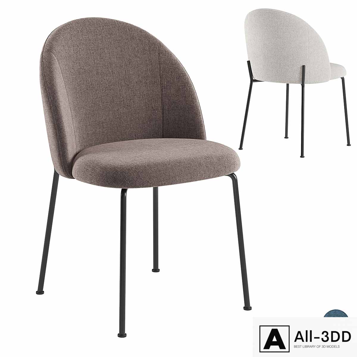 La Redout Nordie modern interior 3D model La Redout Nordie