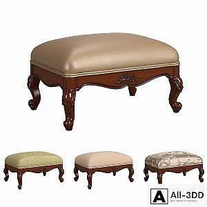 230-1 Carpenter Casual chair foot stool 683x483x305