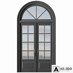 Arc Classic Entrance Doors.Entrance to the house.Front Door.Arched Opening Window.Outdoor Entrance classic door.External Doors. Exterior Door.Street Doors