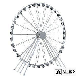 Ferris wheel 55 meters