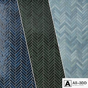 Tile Cloe Ceramic Herringbone Set 13