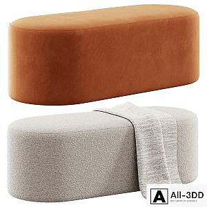 Pouf Zyl By Bolia 120 cm